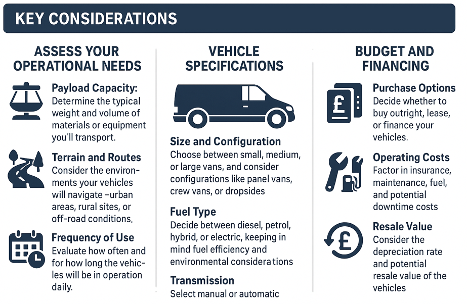 Key considerations for transport and fleet